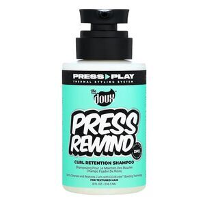 The Doux Press Rewind Curl Retention Shampoo – Strengthens & Protects Curls 8 oz